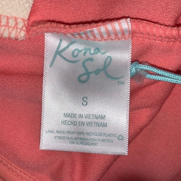 Kona Sol Women's V-Neck Over the Shoulder High Leg One Piece Swimsuit‎ - Picture 7 of 15